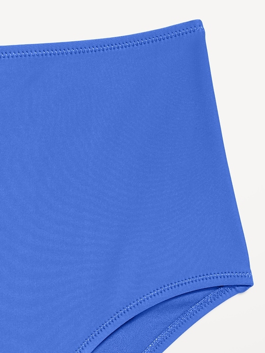 Image number 4 showing, Matte High-Waisted Bikini Swim Bottoms