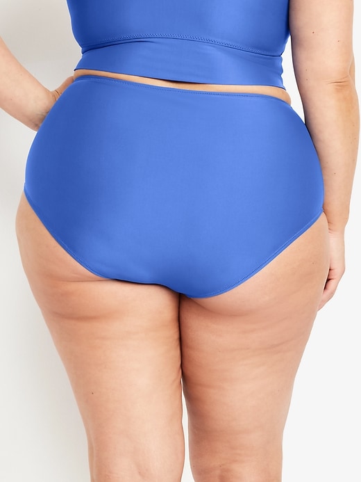 Image number 6 showing, Matte High-Waisted Bikini Swim Bottoms