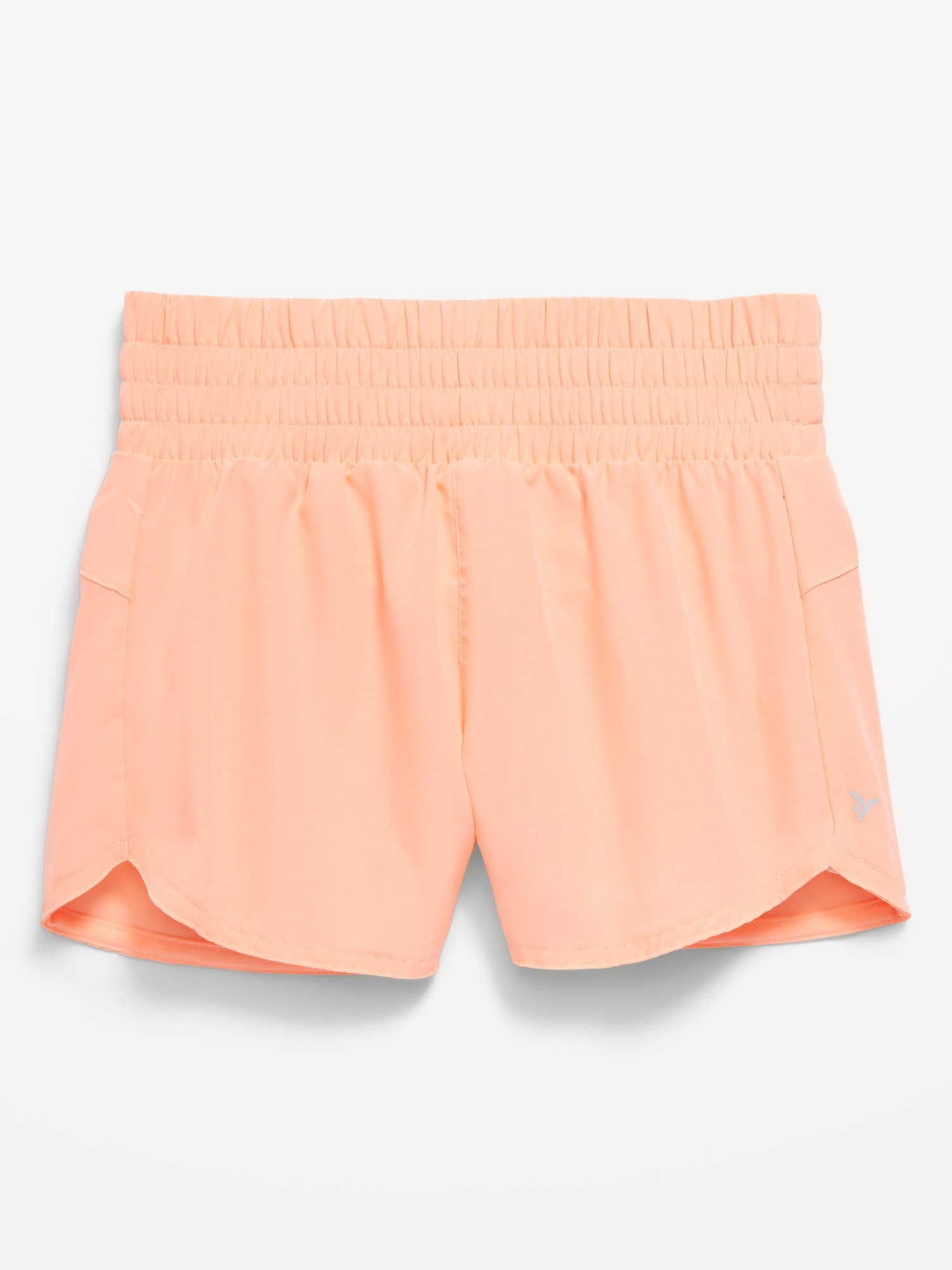 High-Waisted Dolphin-Hem Run Shorts for Girls