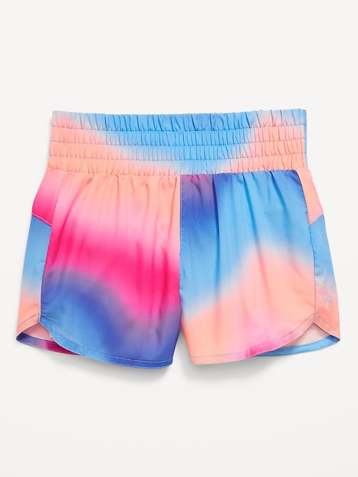 View large product image 1 of 7. High-Waisted Dolphin-Hem Run Shorts for Girls