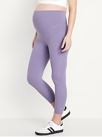 L'image numéro 1 présente Legging StudioSmooth longueur 7/8 à panneau couvrant de maternité