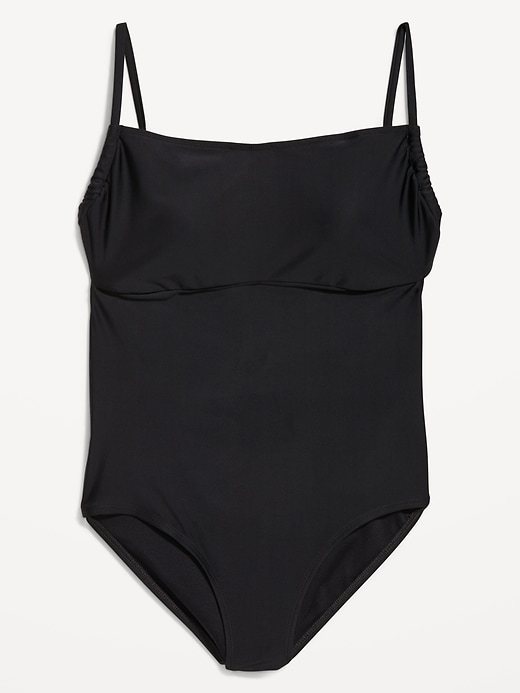 Image number 9 showing, Matte Cutout Back One-Piece Swimsuit