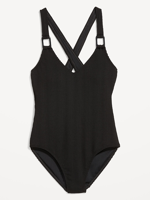 Image number 4 showing, Ribbed One-Piece Swimsuit