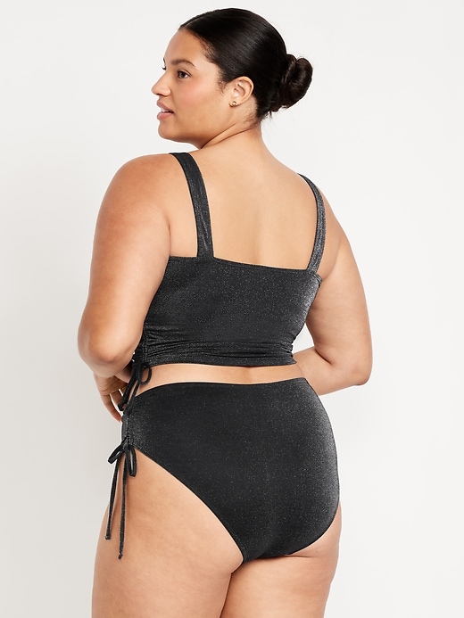 Image number 8 showing, Ruched Longline Swim Top