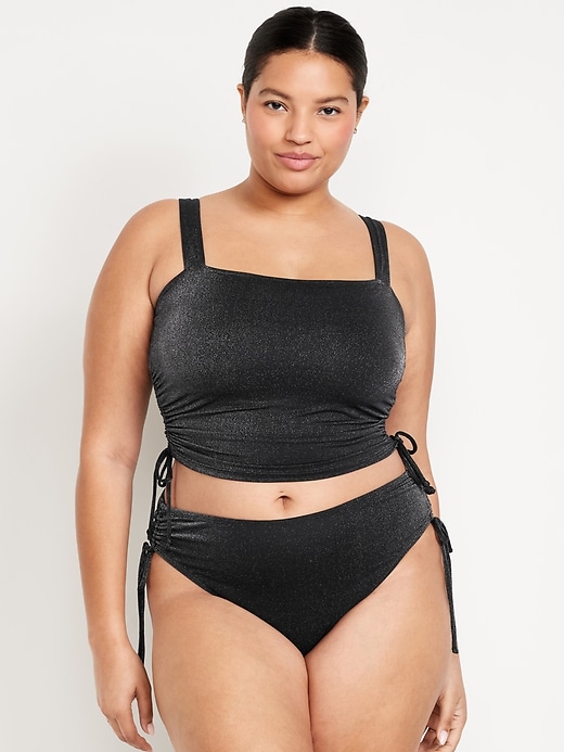 Image number 7 showing, Ruched Longline Swim Top