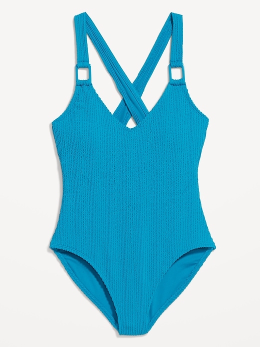 Image number 4 showing, Ribbed One-Piece Swimsuit