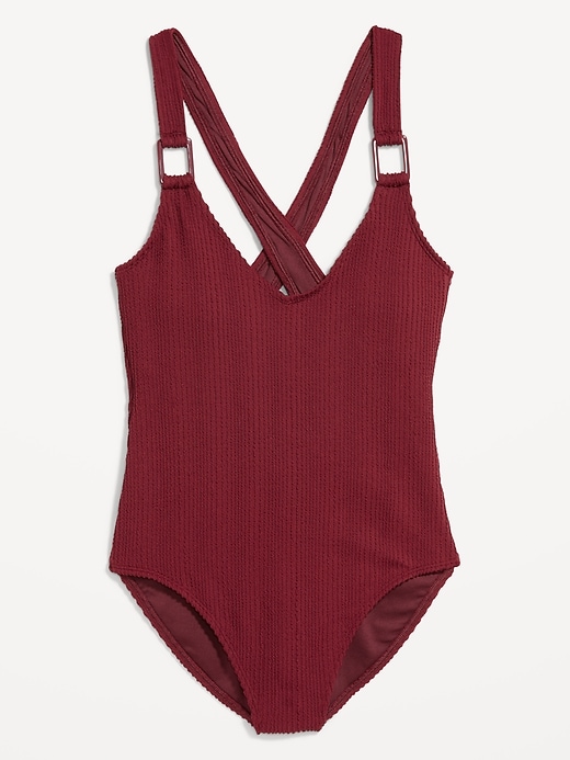 Image number 4 showing, Ribbed One-Piece Swimsuit