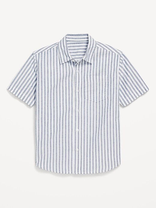 View large product image 2 of 3. Short-Sleeve Oxford Shirt for Boys