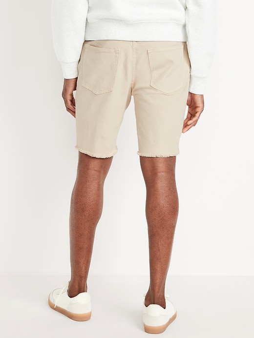 Image number 5 showing, Slim Built-In Flex Jean Raw-Edge Shorts -- 9.5-inch inseam