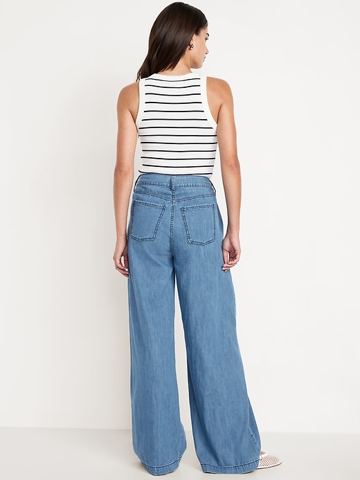 Image number 6 showing, High-Waisted Super Wide-Leg Drapey Pants