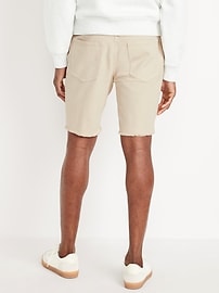 L'image numéro 2 présente Short en denim étroit à bord brut à Extensibilité intégrée, entrejambe de 24 cm