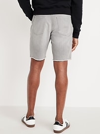 L'image numéro 2 présente Short en denim étroit à bord brut à Extensibilité intégrée, entrejambe de 24 cm