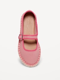 Image number 2 showing, Mary-Jane Espadrille Flats for Girls