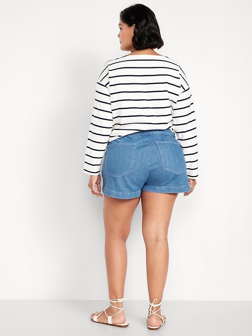 Image number 8 showing, High-Waisted Mariner Shorts -- 3-inch inseam