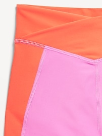 View large product image 3 of 3. High-Waisted PowerSoft 7/8-Length Performance Leggings for Girls