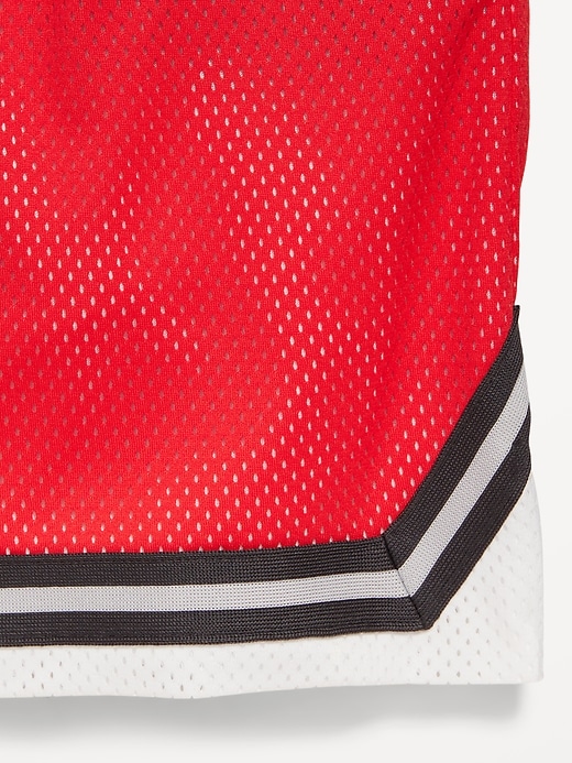 L'image numéro 5 présente Short de basketball en maille, longueur genou pour garçon