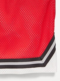 View large product image 4 of 4. Knee Length Mesh Basketball Shorts for Boys