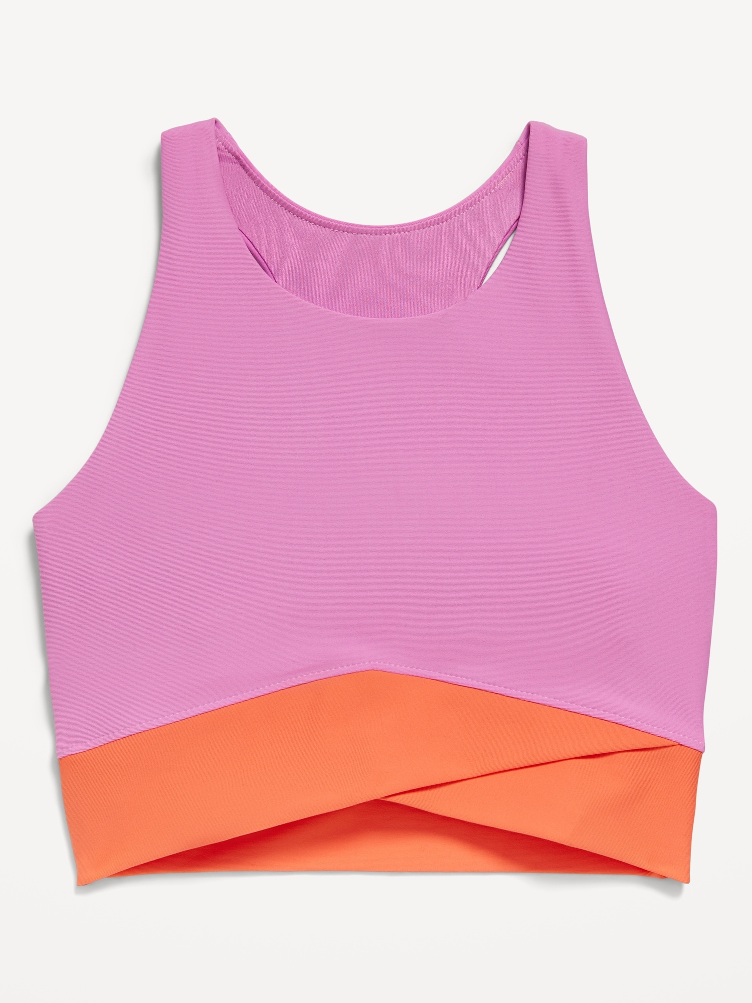 PowerSoft Crossover Longline Sports Bra for Girls