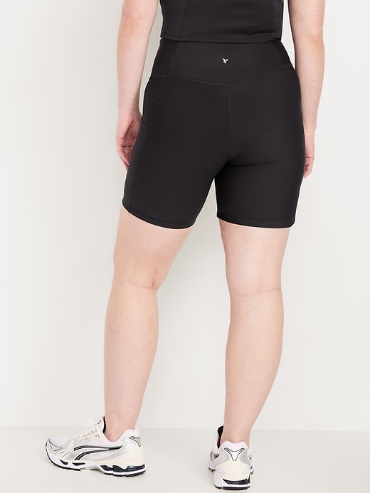 Image number 5 showing, PowerSoft Pocket Biker Shorts -- 6-inch inseam