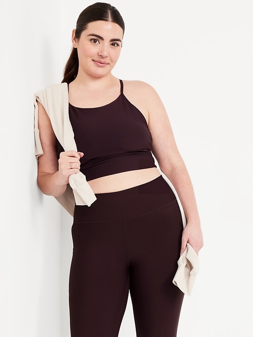 Image number 3 showing, High-Waisted PowerSoft Capri Pocket Leggings
