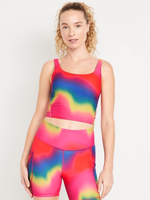 Image number 1 showing, Light Support PowerSoft Longline Sports Bra