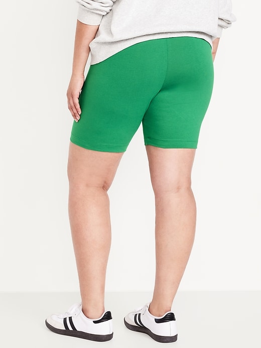 Image number 7 showing, High-Waisted Biker Shorts -- 8-inch inseam