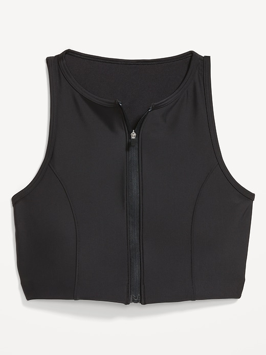 Image number 4 showing, Matte Zip-Front Surf Top
