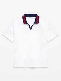 Image number 2 showing, Short-Sleeve Textured-Knit Collared Shirt for Boys