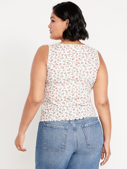 Image number 7 showing, Cinched Floral Tank Top
