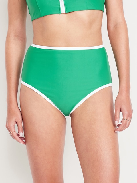 High-Waisted Matte Surf Bottoms