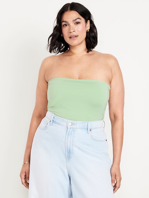 Image number 7 showing, Double-Layer Tube Top