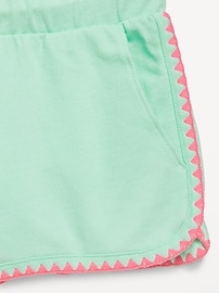 View large product image 5 of 5. Dolphin-Hem French-Terry Cheer Shorts for Girls