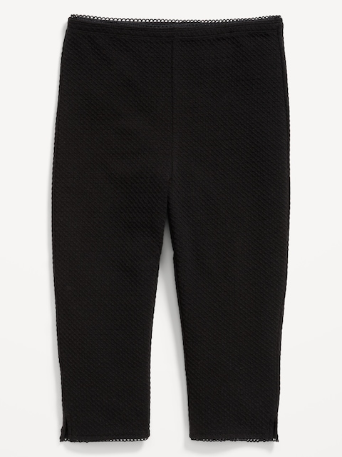 High-Waisted Capri Leggings for Girls