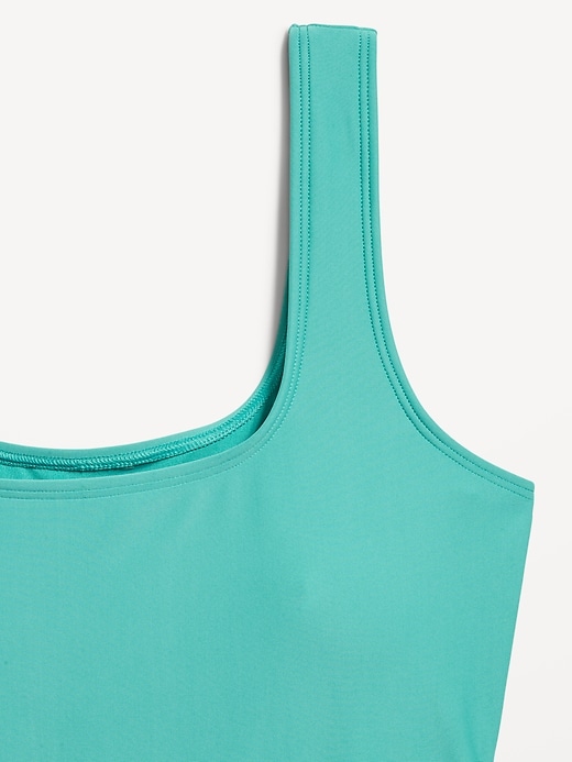 Image number 9 showing, Matte Side-Tie Swim Dress