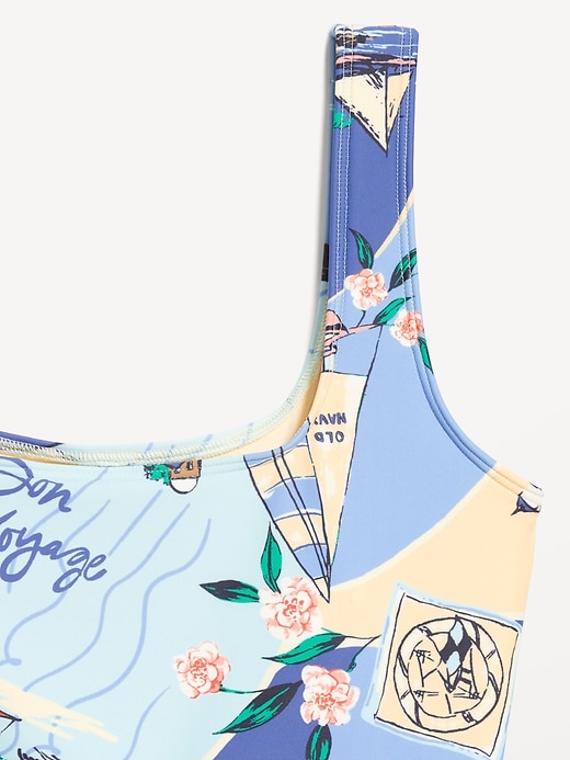 Image number 9 showing, Matte Side-Tie Swim Dress