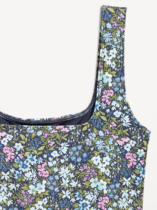 Image number 9 showing, Matte Side-Tie Swim Dress