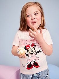 Image number 1 showing, Disney© Birthday Minnie Mouse Graphic T-Shirt for Toddler Girls