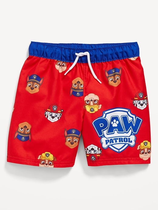 View large product image 1 of 1. Licensed Graphic Swim Trunks for Toddler Boys