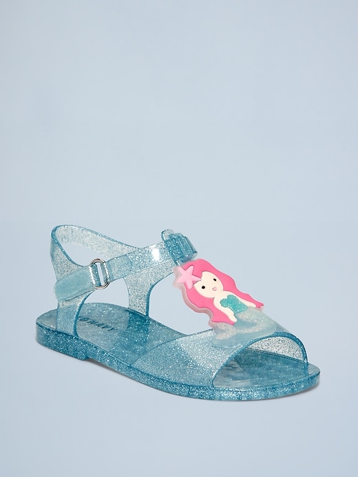 View large product image 1 of 5. Jelly T-Strap Sandals for Toddler Girls