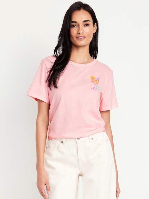 EveryWear Crew-Neck Graphic T-Shirt