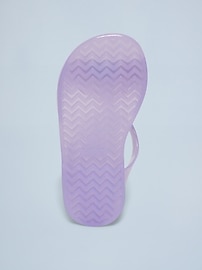 View large product image 4 of 5. Jelly T-Strap Sandals for Toddler Girls