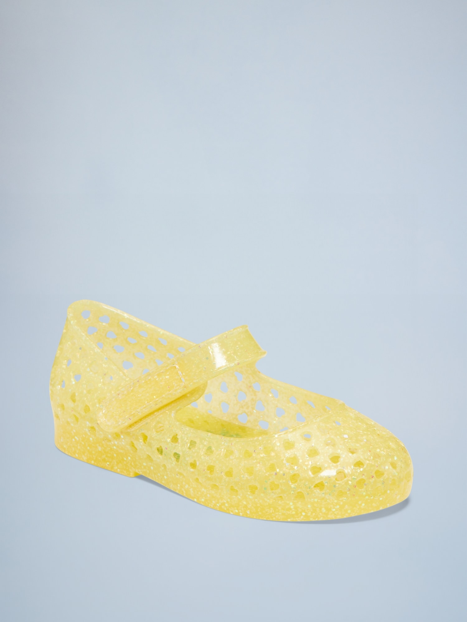 Fruity Scented Jelly Mary-Jane Flats for Toddler Girls - Yellow