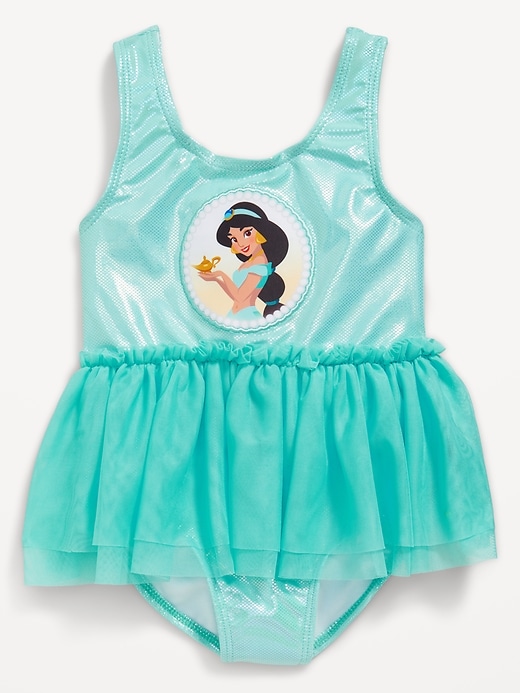 View large product image 1 of 1. Disney© Ruffled One-Piece Swimsuit for Baby