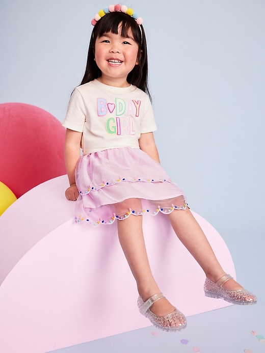 View large product image 1 of 5. Birthday Graphic T-Shirt for Toddler Girls