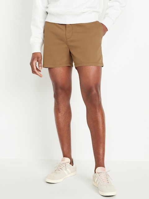Short Chino étroit Première nécessité à extensibilité intégrée, entrejambe de 12,5 cm