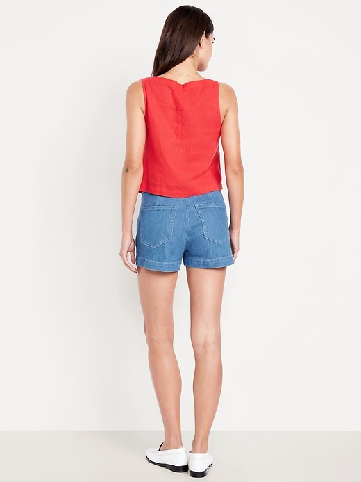 Image number 3 showing, High-Waisted Mariner Shorts -- 3-inch inseam