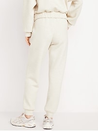 Image number 2 showing, High-Waisted Bounce Fleece Jogger Sweatpants