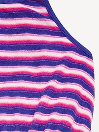 View large product image 4 of 4. Waist-Defined Terry Romper for Girls