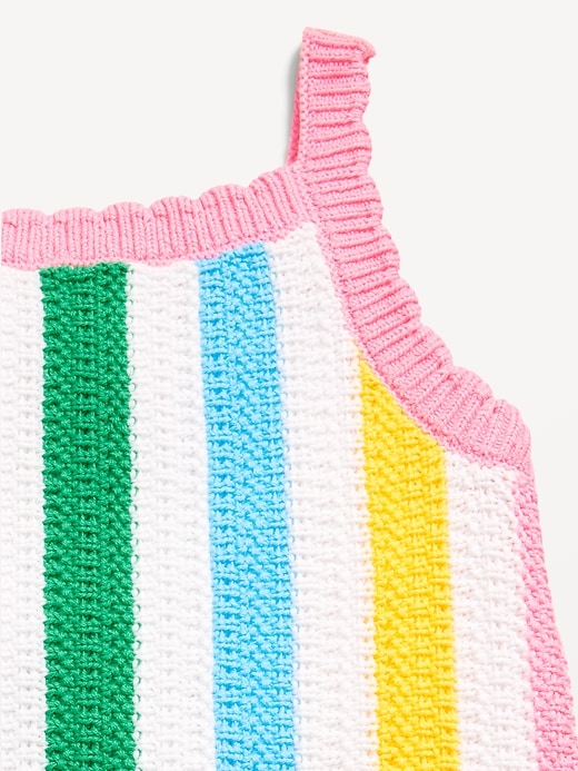 Image number 4 showing, Printed Sleeveless Sweater-Knit Dress for Girls
