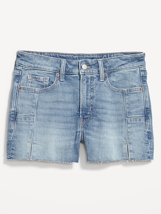 Image number 4 showing, High-Waisted OG Jean Cut-Off Shorts -- 3-inch inseam